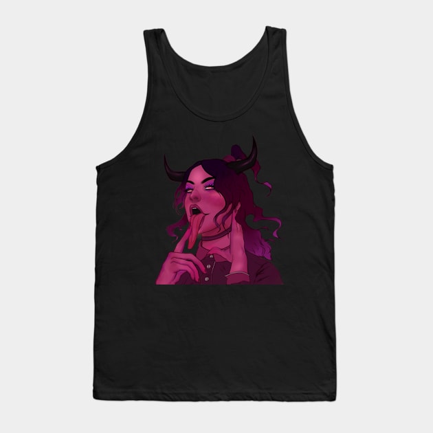 Regal Gluttonous Demon Tank Top by Demon Mother